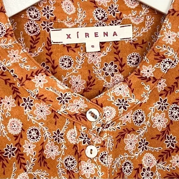 Xirena Jessie Cotton Button Down Shirt Small - Picture 7 of 11